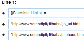 Blacklisted by Wikipedia