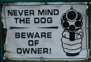 Never mind the dog -- beware of owner!