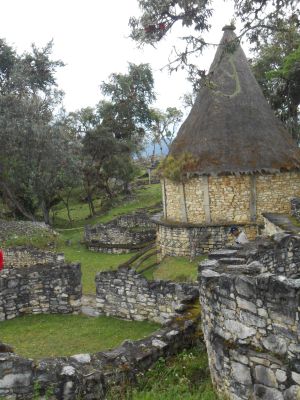 House with (restored) thatched roof